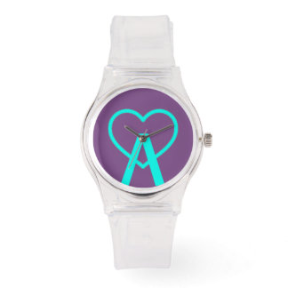 A&X Roze A~Heart Watch Horloge