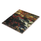 A. Y. Jackson - Red Maple Tegeltje (Zijkant)