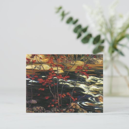 A. Y. Jackson - Rode esdoorn Briefkaart (Staand voorkant)