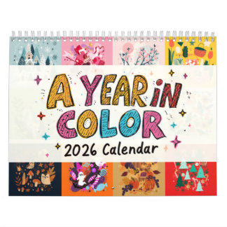 A Year in Color 2026 Kalender