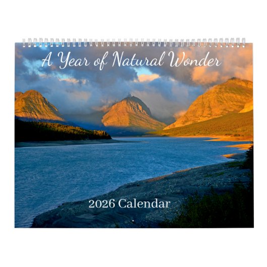 A Year of Natural Wonder 2026 Calendar Kalender (Hoes)
