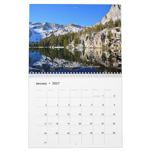 A Year of Natural Wonder  Kalender (Jan 2027)