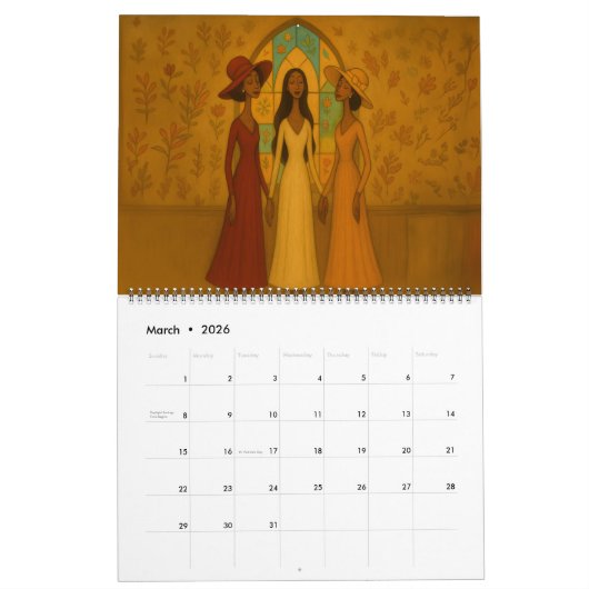 A Year of Praise African American Calendar Kalender (Mar 2026)