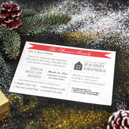 A Years Review Feestdagenkaart