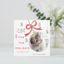 A Yoga Lover's Flat Holiday Card Feestdagenkaart