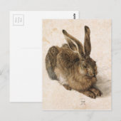 A Young Hare by Albrecht Durer Briefkaart (Voorkant / Achterkant)