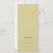  A-Z Baby Book Shower Uitnodigen Kaart (Achterkant)