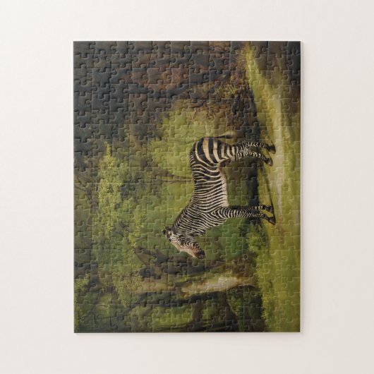 A Zebra, 1763 (olie op doek) Legpuzzel (Verticaal)