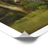 A Zebra, 1763 (olie op doek) Poster (Hoek)