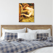 A Zee Spell (door Dante Gabriel Rossetti) Canvas Afdruk (Insitu (Slaapkamer))