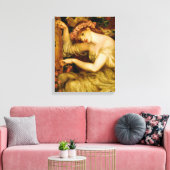 A Zee Spell (door Dante Gabriel Rossetti) Canvas Afdruk (Insitu (Woonkamer))