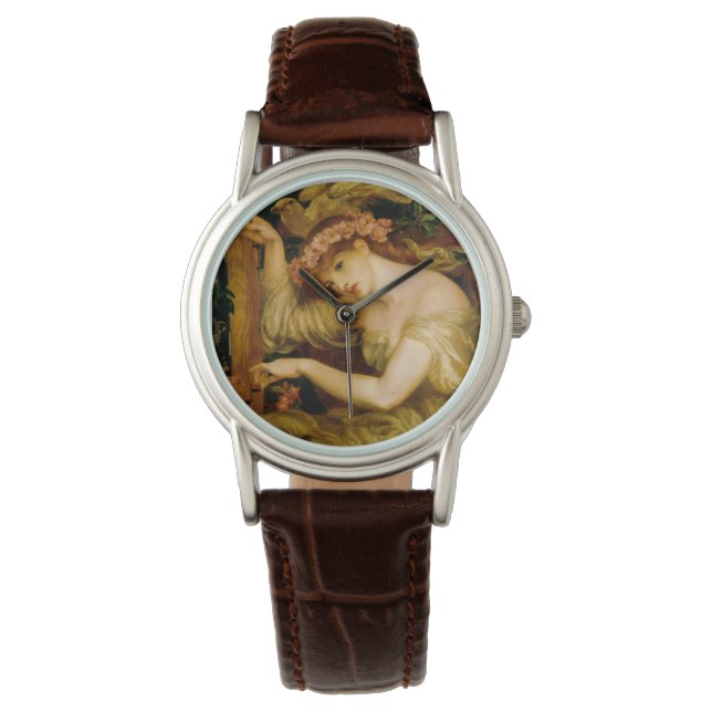 A Zee Spell (door Dante Gabriel Rossetti) Horloge (Voorkant)