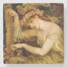 A Zee Spell (door Dante Gabriel Rossetti) Stenen Onderzetter