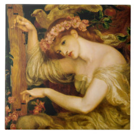 A Zee Spell (door Dante Gabriel Rossetti) Tegeltje