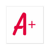 "A+" zelfinkend stempel (Design)