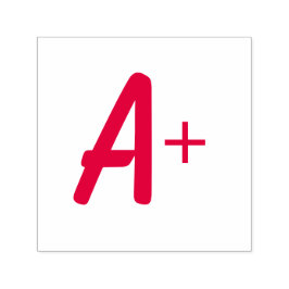 "A+" zelfinkend stempel