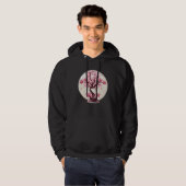 A Zen Like Atmosphere with a Cherry Blossom Globe Hoodie (Voorkant volledig)