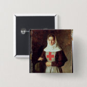 A Zuster, 1886 Vierkante Button 5,1 Cm (Voorkant /achterkant)