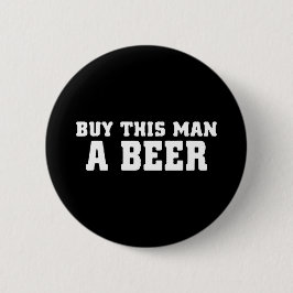 aa31 koopt dit man bier bachelor party grappige hu ronde button 5,7 cm