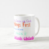 AA Alcoholica Anonymous Slogan Mok (Voorkant rechts)