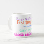 AA Alcoholica Anonymous Slogan Mok (Voorkant links)