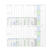 AA B787 Notes Kaart Pad Notitieblok (Voorkant)