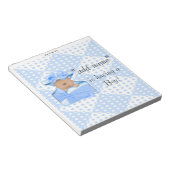 AA Baby shower Snoep Bar Wrapper Party Favor Notitieblok (Schuin)