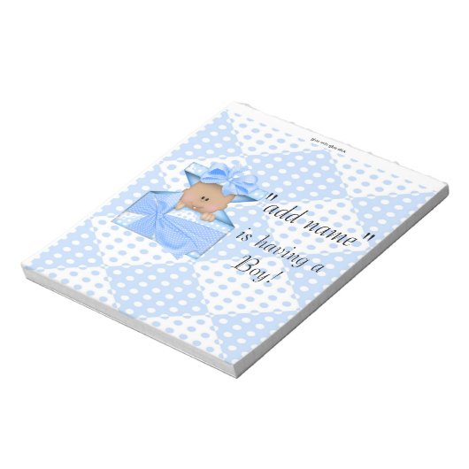 AA Baby shower Snoep Bar Wrapper Party Favor Notitieblok (Linkerzijde)