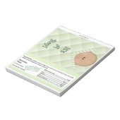 AA Baby shower Snoep Bar Wrapper Party Favor Notitieblok (Linkerzijde)