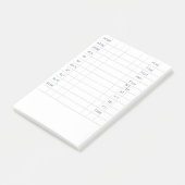 AA Flight Deck Sticky Pad 1 Post-it® Notes (Schuin)