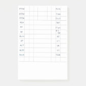 AA Flight Deck Sticky Pad 1 Post-it® Notes (Voorkant)