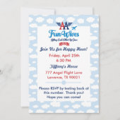 AA Fun Wives Invitation evite clouds Kaart (Voorkant)