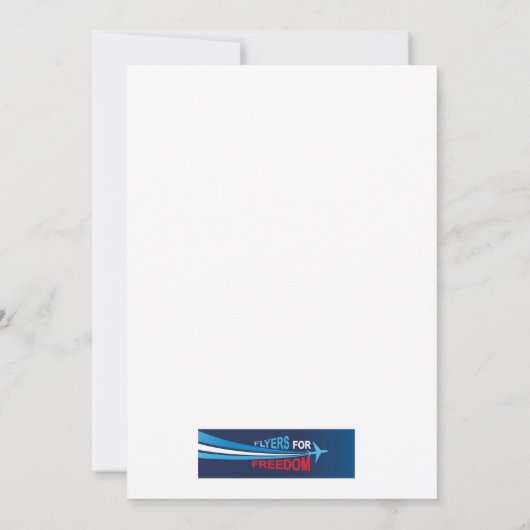 AA Fun Wives Invitation evite clouds Kaart (Achterkant)