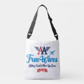 AA Fun Wives Logo Canvas tas (Voorkant)