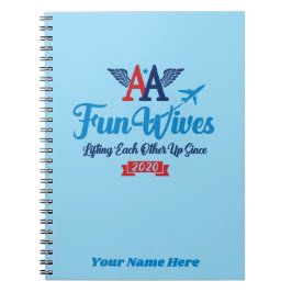 AA Fun Wives Logo Notitieboek