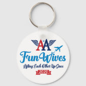 AA Fun Wives Logo Sleutelhanger (Voorkant)