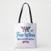 AA Fun Wives Logo Tote Bag (Voorkant)