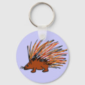 AA- Funky Porcupine Sleutelhanger (Voorkant)