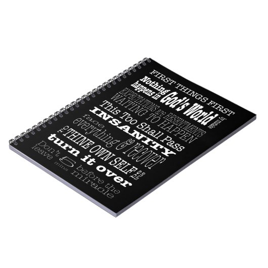 AA Gezegden en slogans 1 Notitieboek (Linkerzijde)