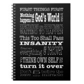 AA Gezegden en slogans 1 Notitieboek (Voorkant)