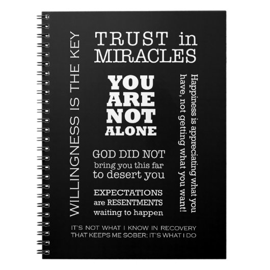 AA Gezegden en slogans 3 Notitieboek (Voorkant)