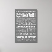 AA Gezegden & Slogans 1 Canvas (Voorkant)