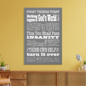 AA Gezegden & Slogans 1 Canvas (Insitu (Woonkamer))