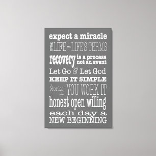 AA Gezegden & Slogans 2 Canvas