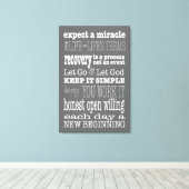 AA Gezegden & Slogans 2 Canvas (Insitu (Houten vloer))