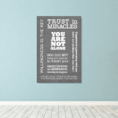 AA Gezegden & Slogans 3 Canvas Afdruk (Insitu (Houten vloer))