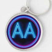 AA-herstel neonlichten sleutelhanger (Voorkant)