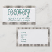 AA Hersteldefinitie Visitekaartje (Voorkant / Achterkant)