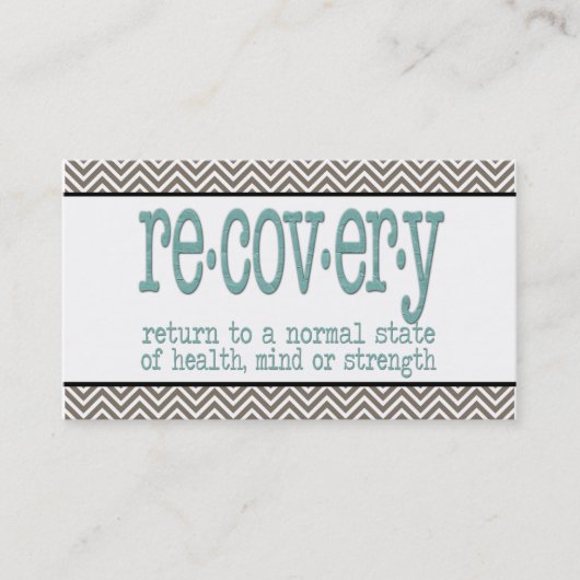 AA Hersteldefinitie Visitekaartje (Voorkant)