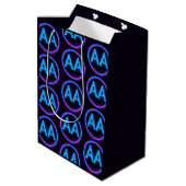 AA-Herstellings Neonlichten Medium Cadeauzakje (Achterkant Gekanteld)